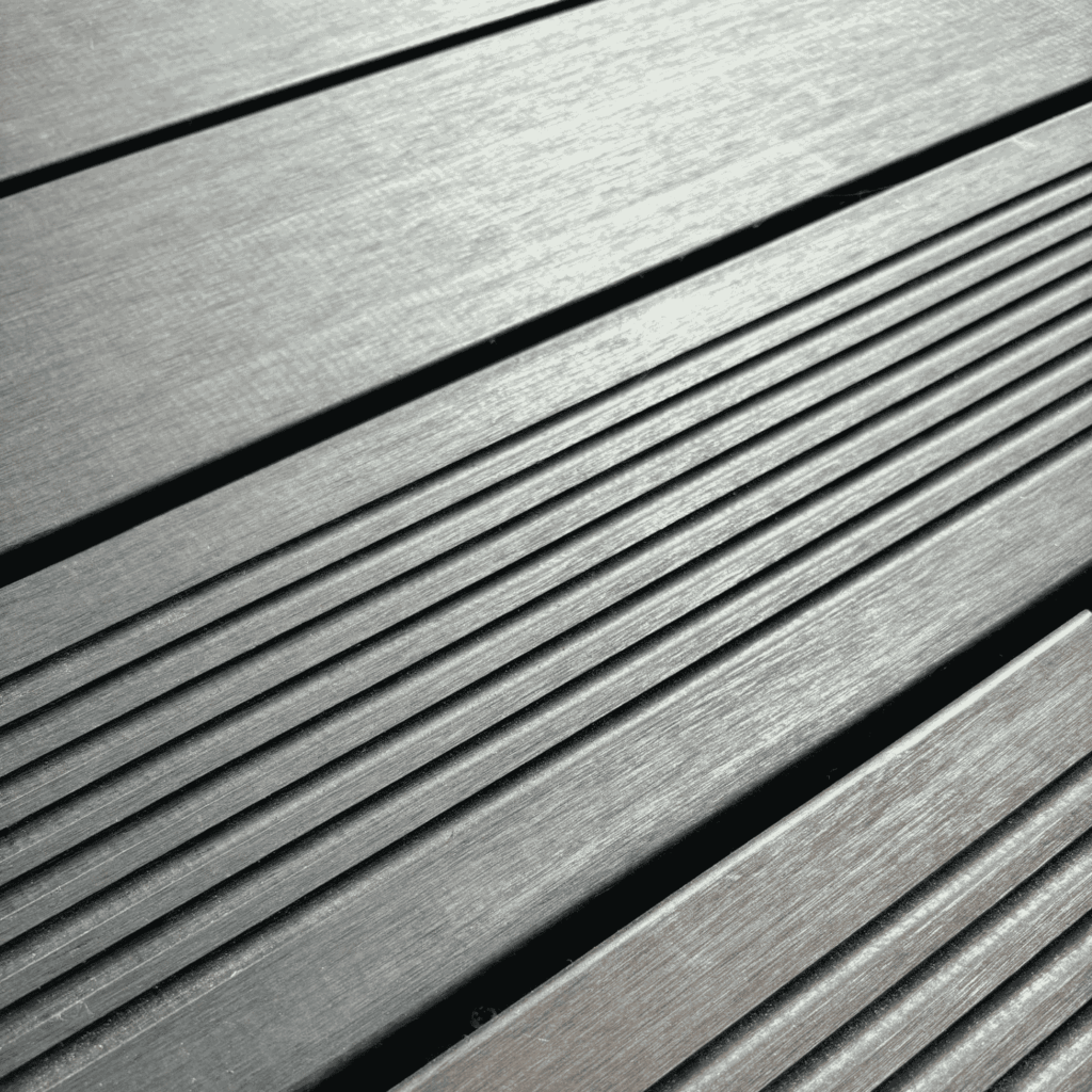 Zoom Lame de Terrasse en Bambou. Couleur Dark