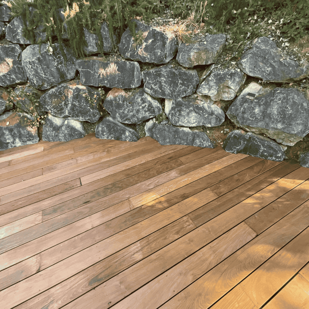 Terrasse Ipé Decoupe Enrochement Escaffre Bois