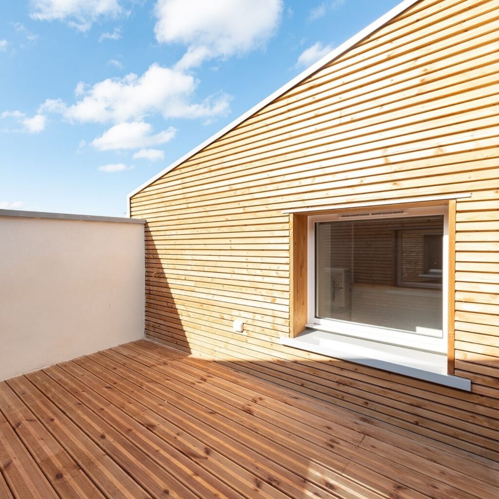 Bardage Epicea Faux claire Voie Escaffre Bois