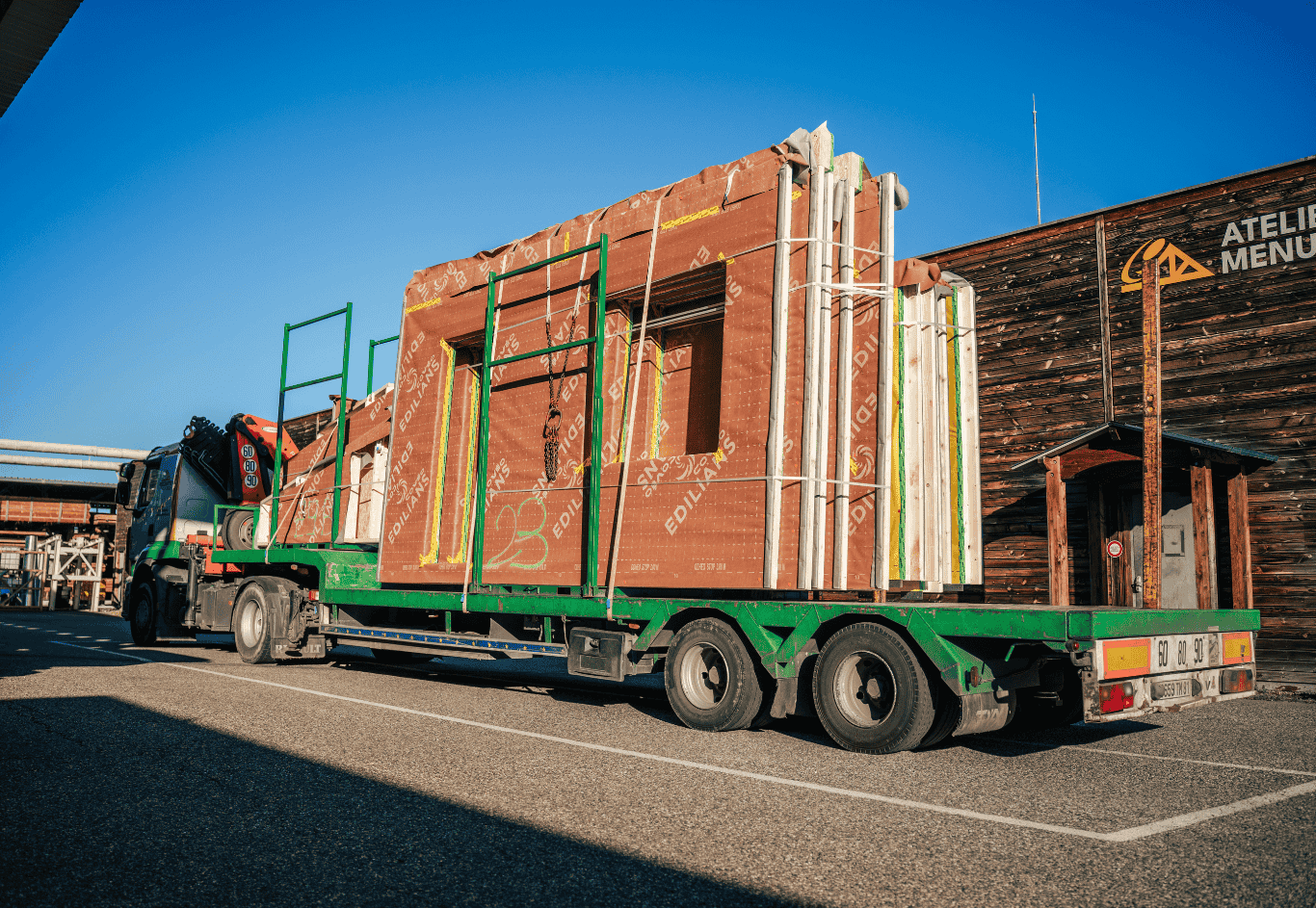 Camion Escaffre Bois Livaison