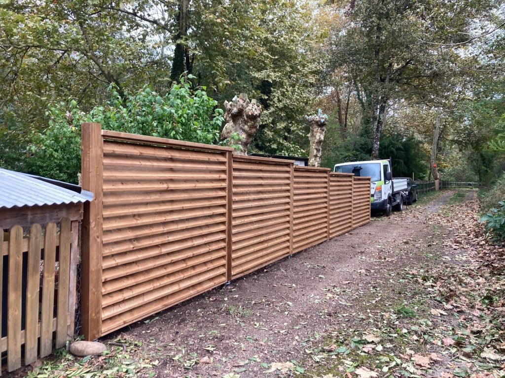 Palissade avec plots weasyfix Escaffre Bois