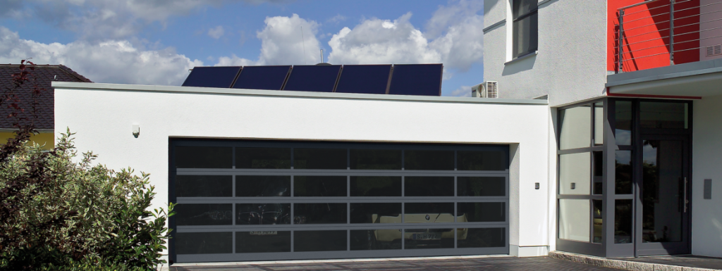 Porte de garage Tubauto GAMME PANORAMIC Escaffre Bois