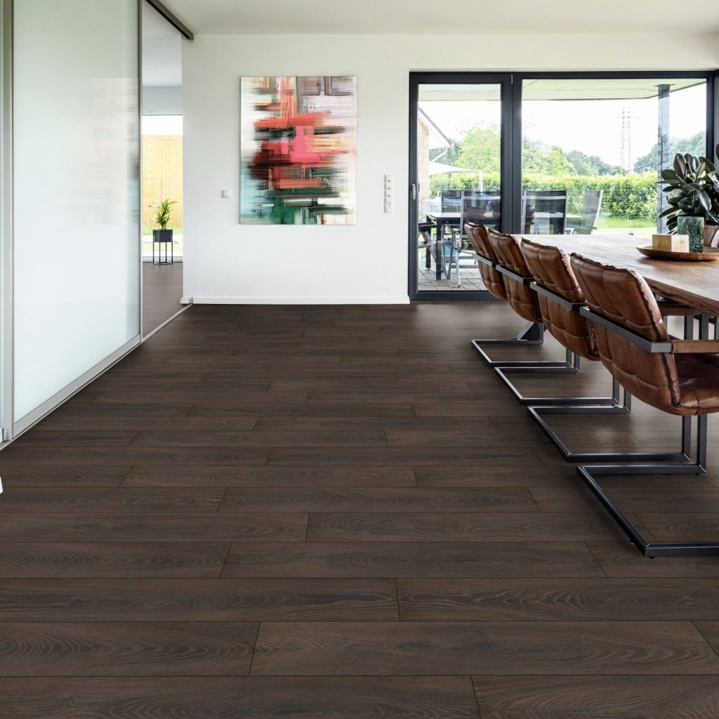 ter Hürne Dureco Floor Strong Chêne Cocoa lame large Escaffre Bois