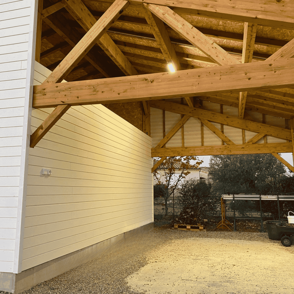 Carport Cahrpente Traditionnelle Escaffre Bois (1)