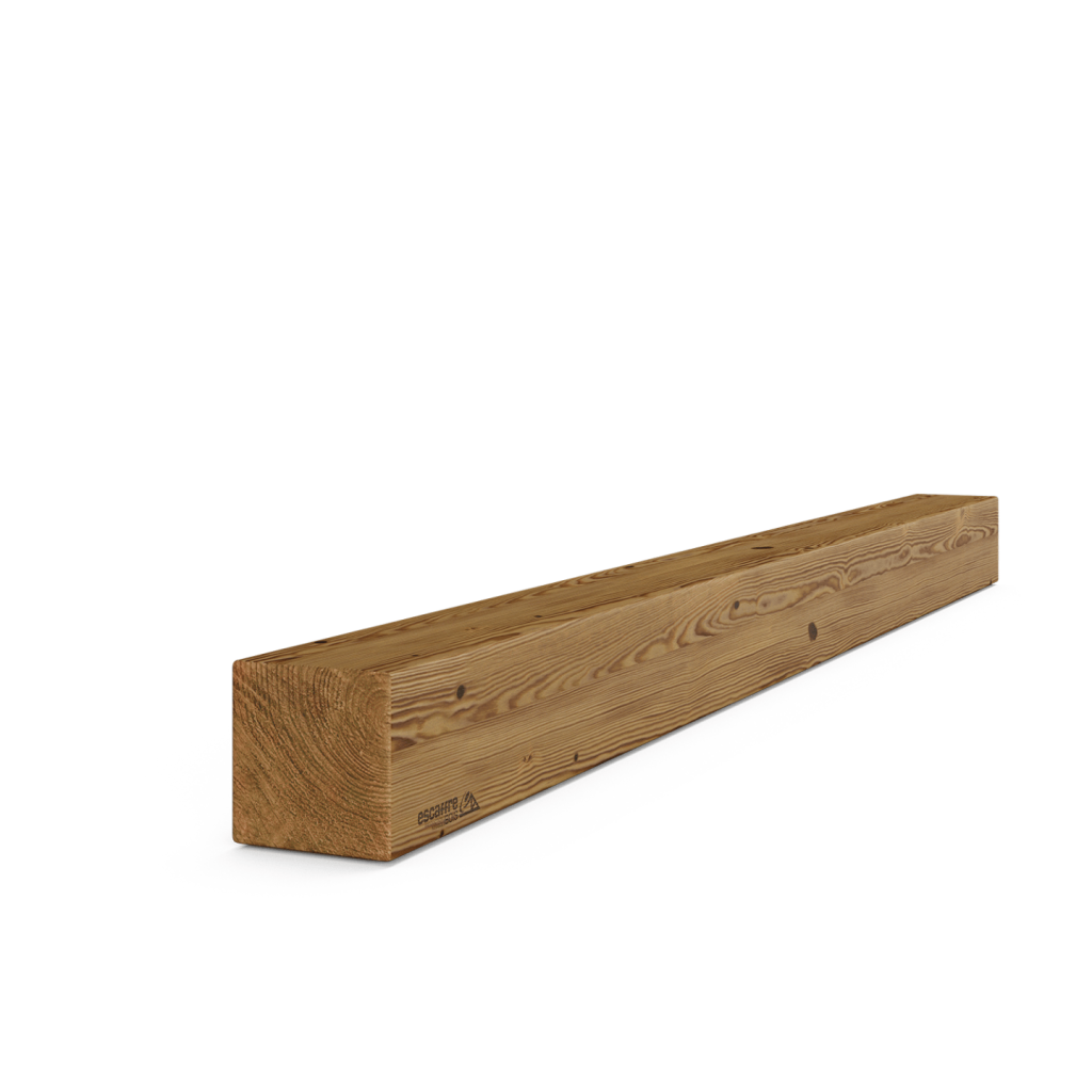 poteau pin carre rabote 7 cm