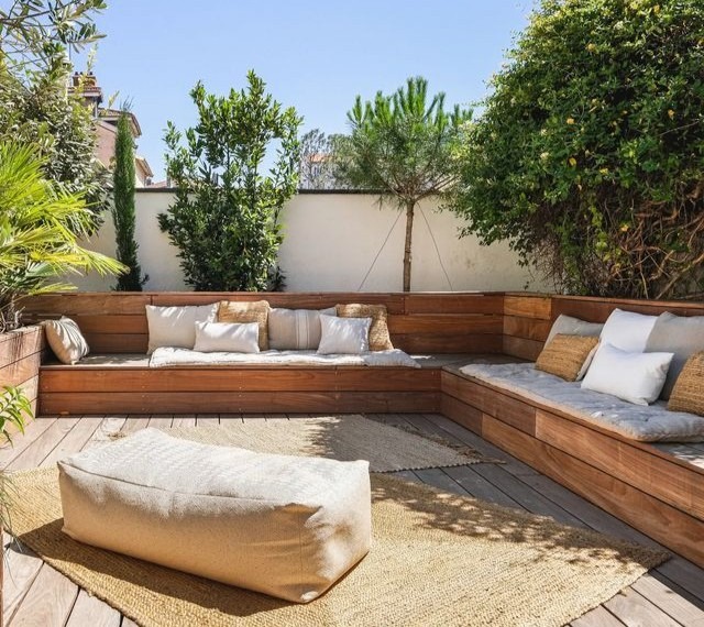 banquette lame terrasse